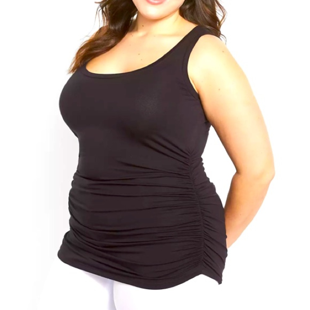 Two Lane Bryant ruched tanks
